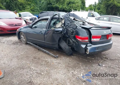 2003 Honda Accord 2.4 Lx из США, поврежденный, VIN 1HGCM563X3A044104